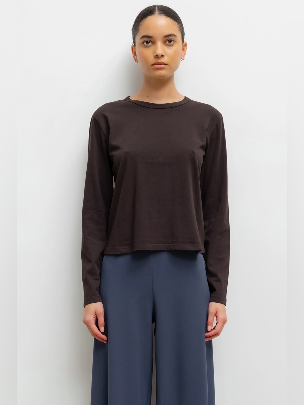 NWT LESET The Margo Long Sleeve Chocolate
